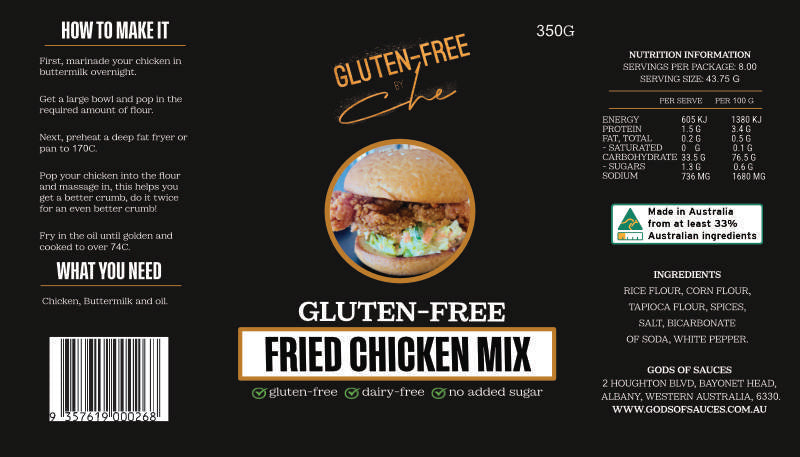 Gluten-Free Fried Chicken Mix 350G