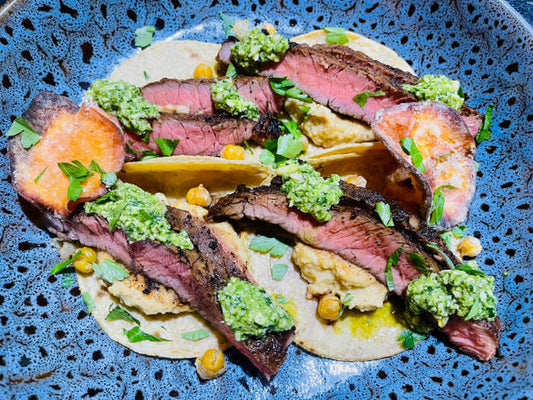 Gourmet Rump Steak Tacos