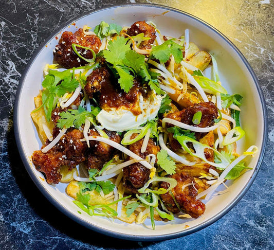 Korean Fried Chicken Loaded Fries