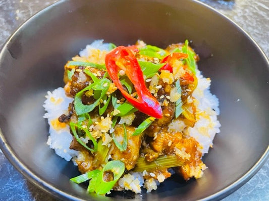 Sticky Pork Belly with Fragrant Jasmine Rice