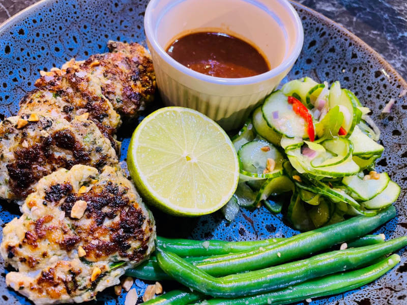 Thai Fish Cakes with Thai Chilli Jam