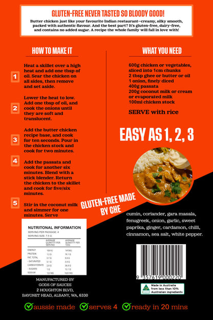 Gluten-Free Butter Chicken Recipe Base