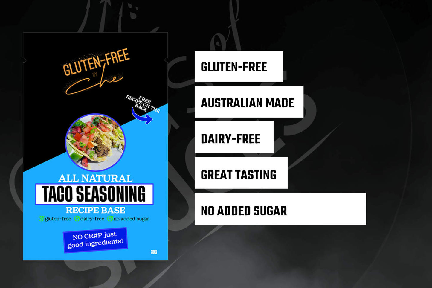 Gluten-Free Taco Seasoning Recipe Base (5 Pack)