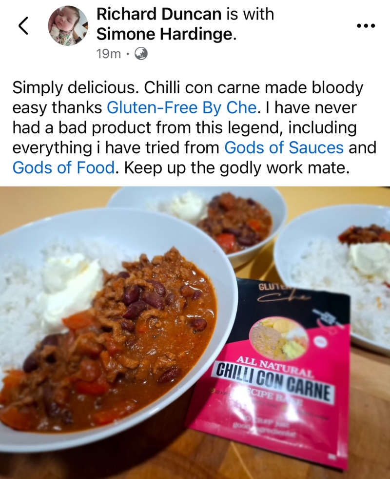 Gluten-Free Chilli Con Carne Recipe Base